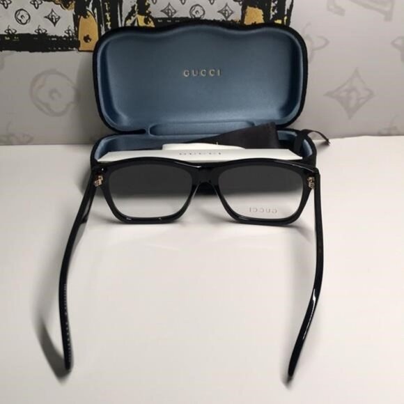 New Authentic Gucci Black Eyeglasses GG1177o 004 - Picture 8 of 11